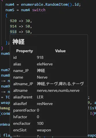 ホバー機能の例